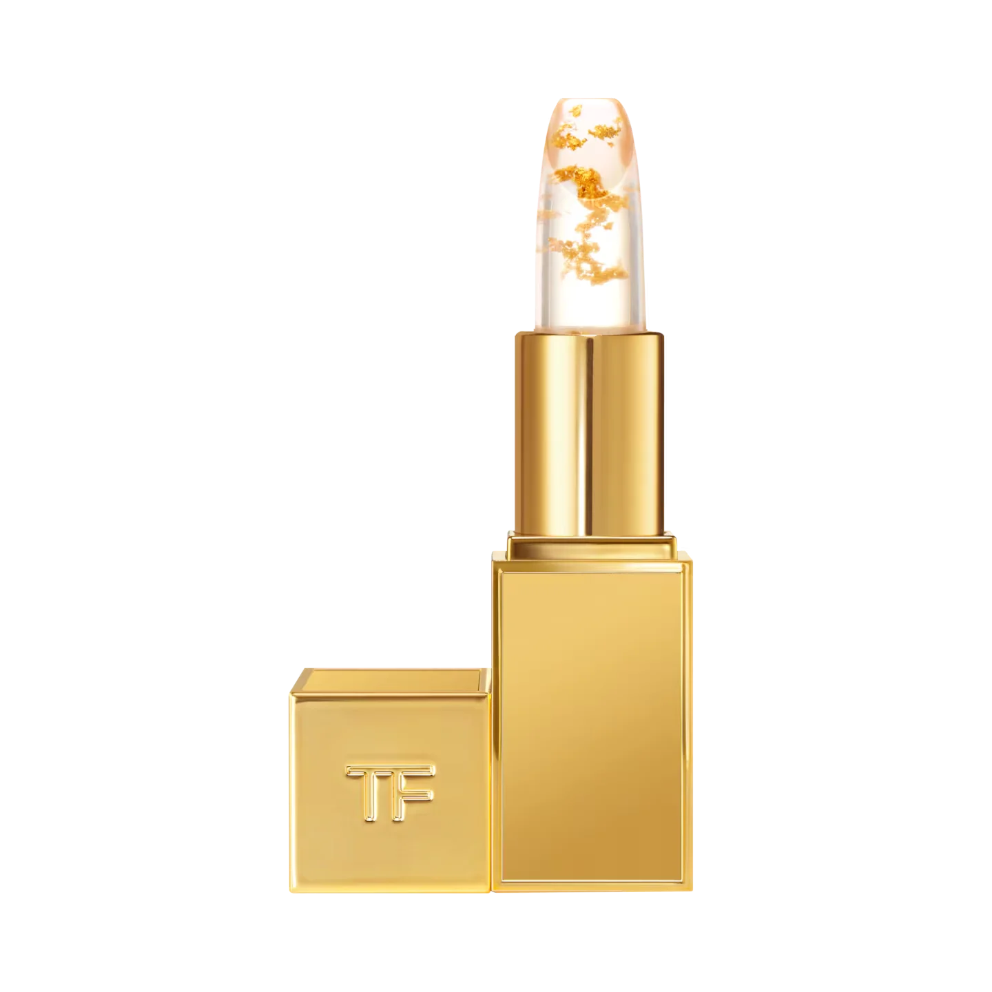 Luxury gold-flecked texture of Tom Ford Soleil Lip Blush