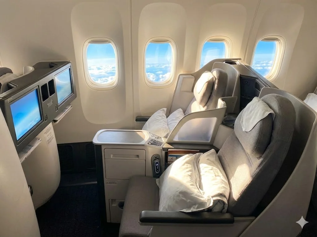 บริการพรีเมียมบนเครื่องบินชั้นธุรกิจ Air China สู่ประเทศจีน