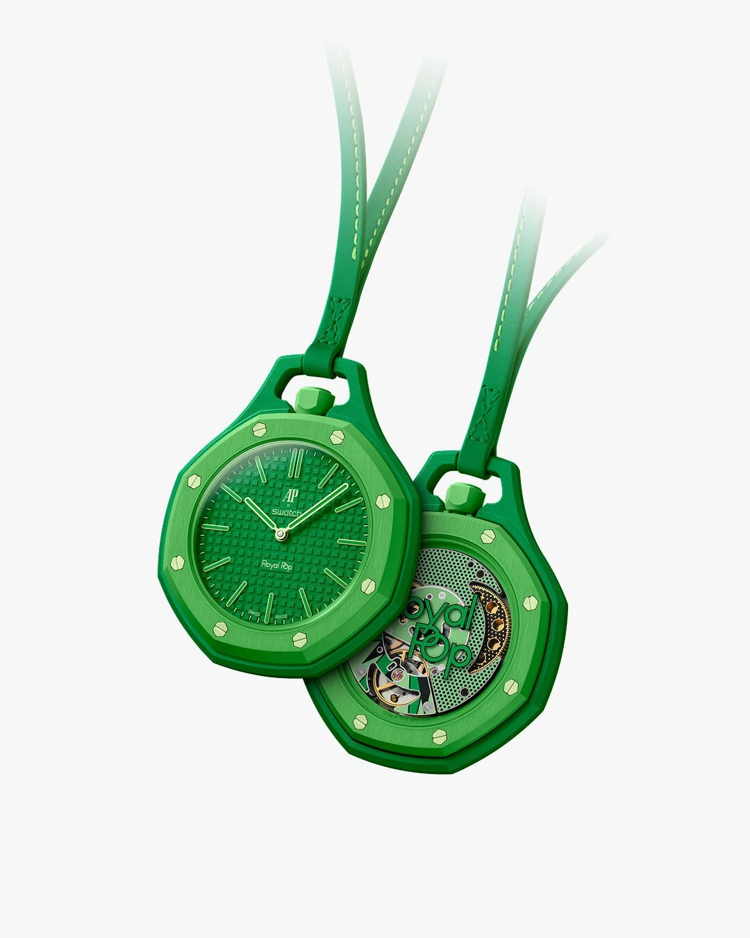 ดีไซน์หน้าปัด Royal Oak บนนาฬิกาพก Bioceramic 8 เฉดสี