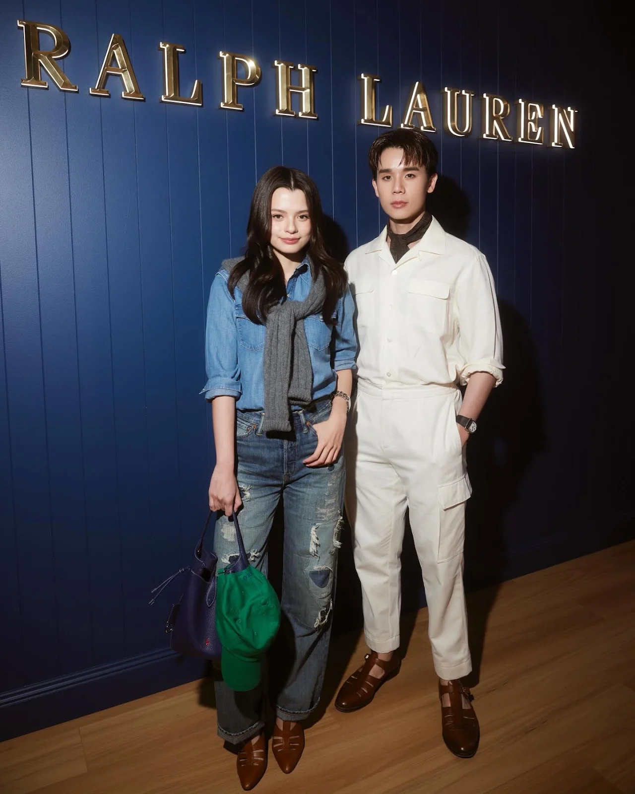 Becky Armstrong and Jimmy Jitaraphol in Ralph Lauren Tennis Core