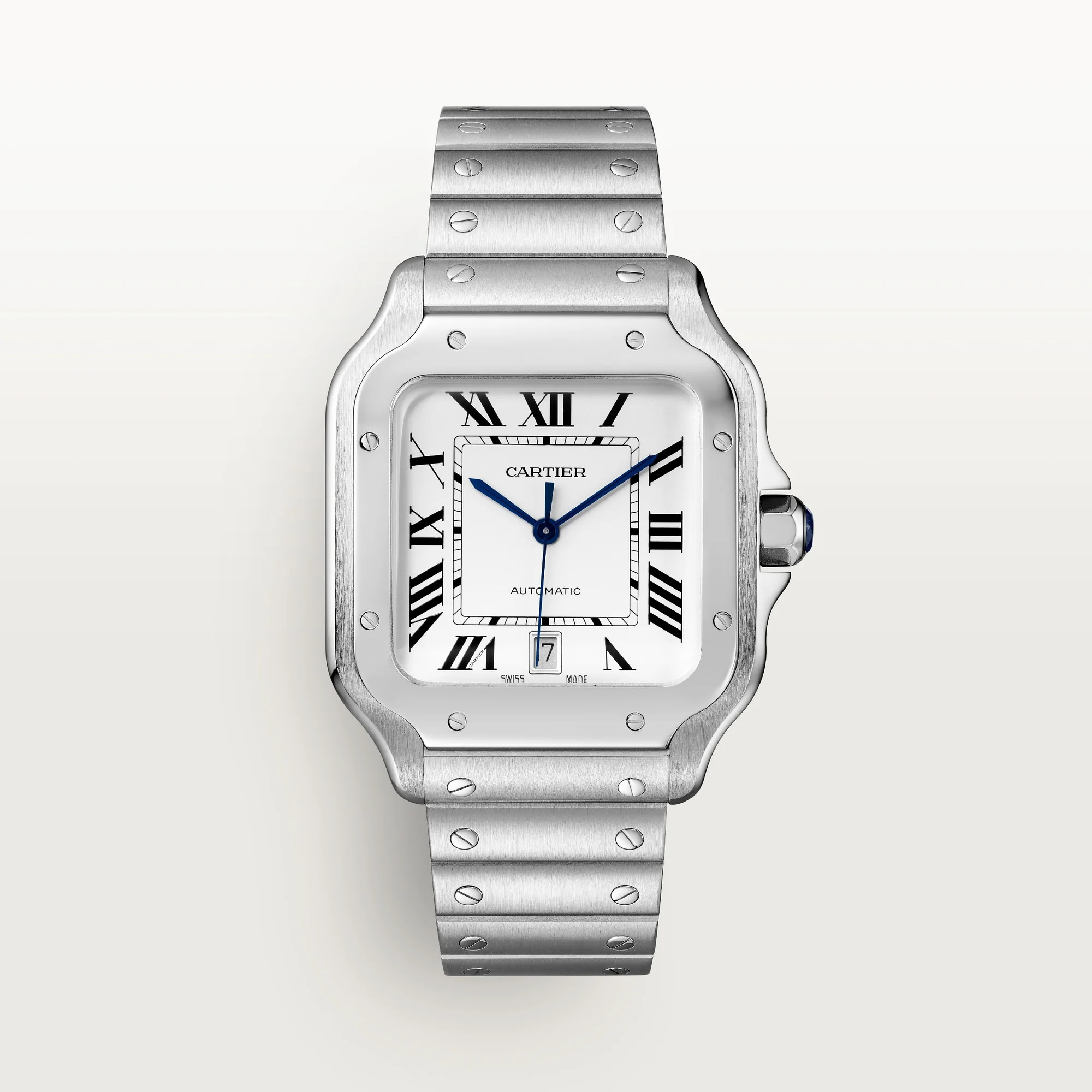 นาฬิกา Cartier Santos Large Model สายสเตนเลสสตีลสุดสปอร์ต
