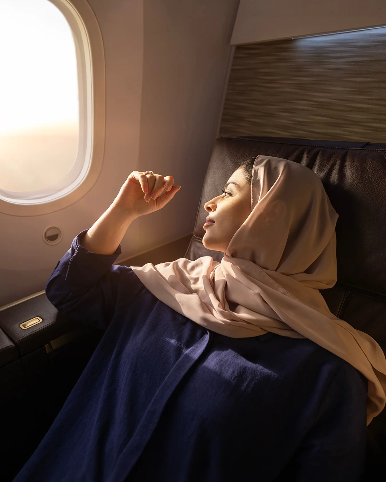 Etihad Airways Business Class seat for flights to Europe