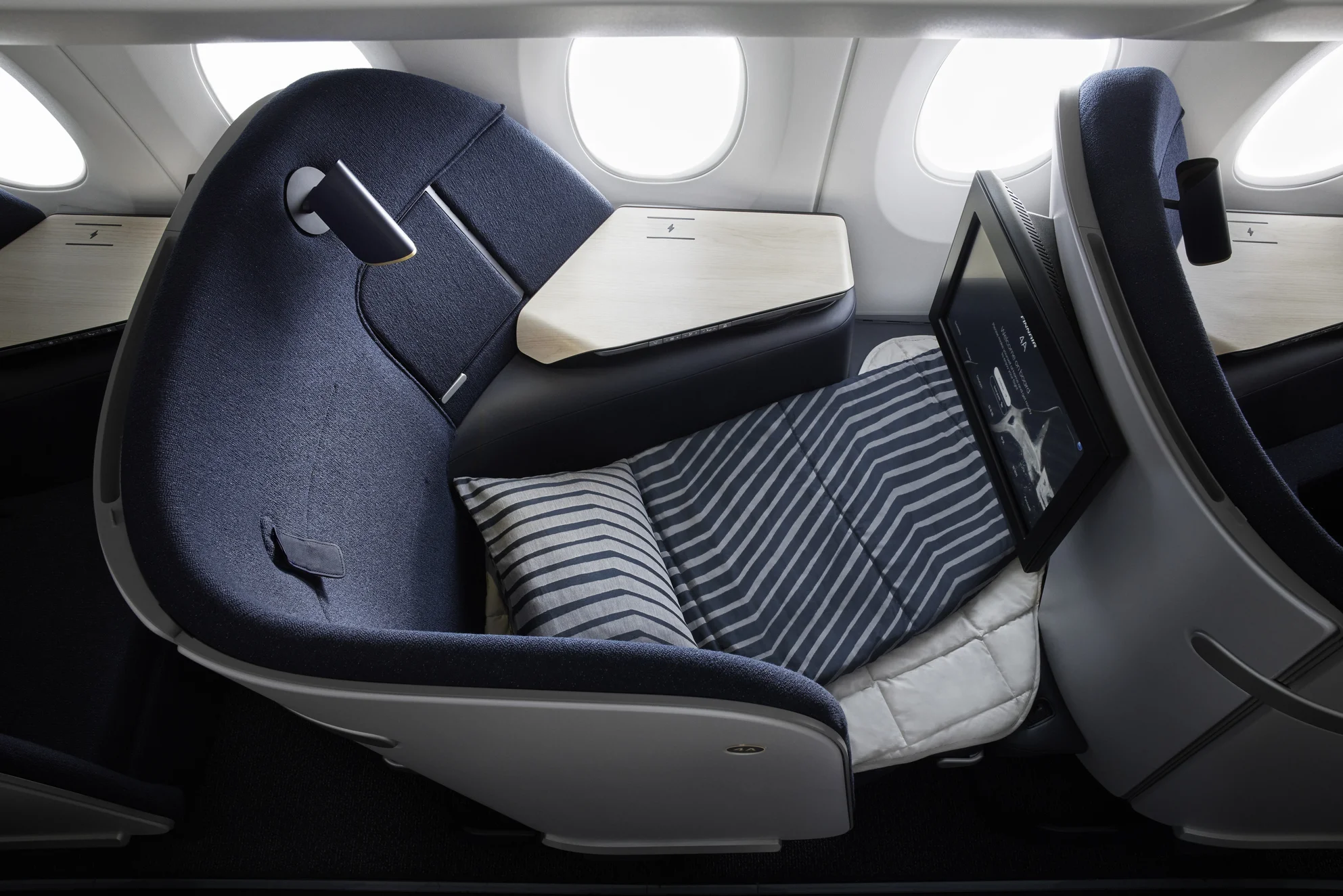 ที่นั่งชั้นธุรกิจสายการบิน Finnair บินตรงไปเมลเบิร์น