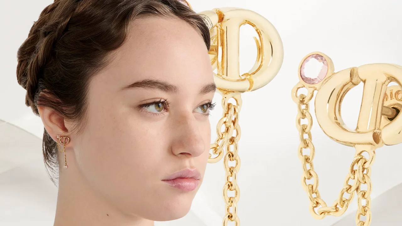 6 เครื่องประดับหรูต่างหู Dior ล่าสุด Petit CD, Dior Star