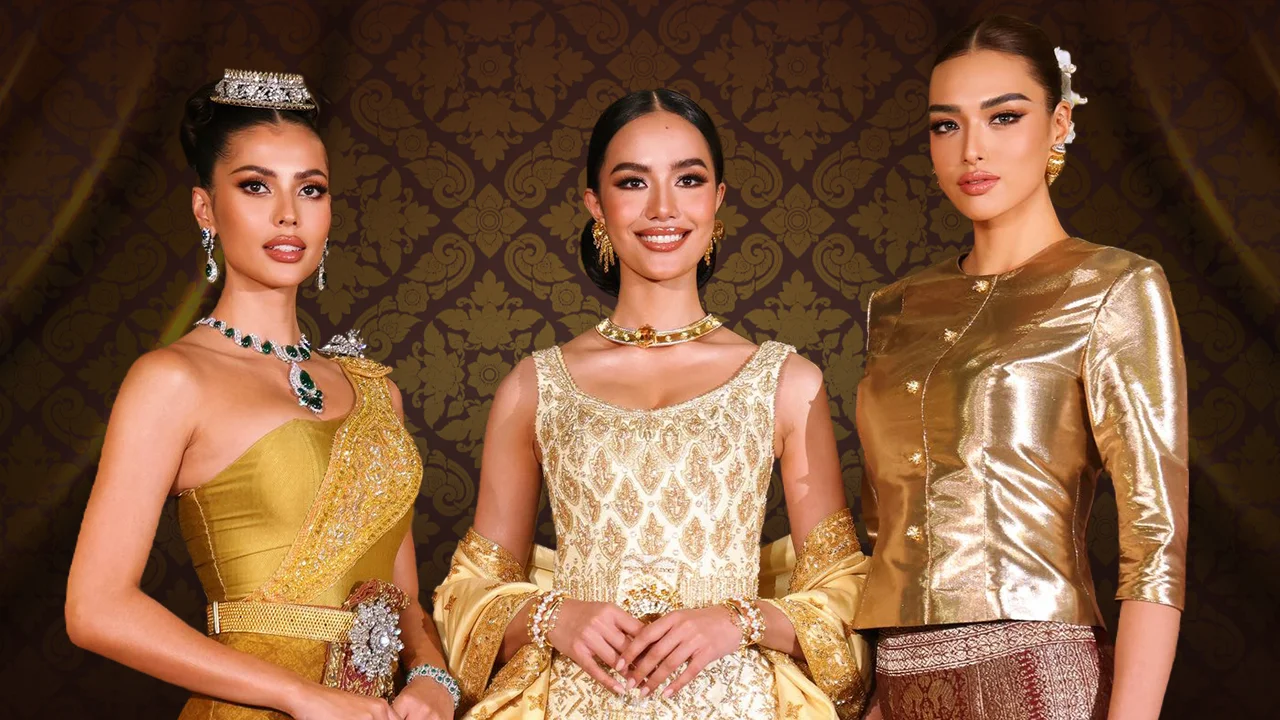 ชุด 3 สาว MUT กับแบรนด์ชุดราตรีในพิธีเปิด 33rd SEA Games