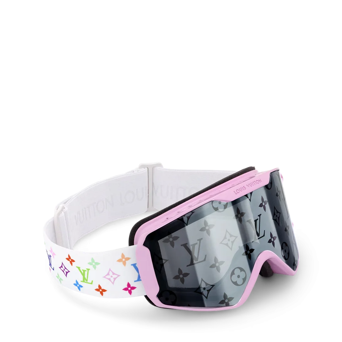 Louis Vuitton signature Monogram strap detail in vibrant colors