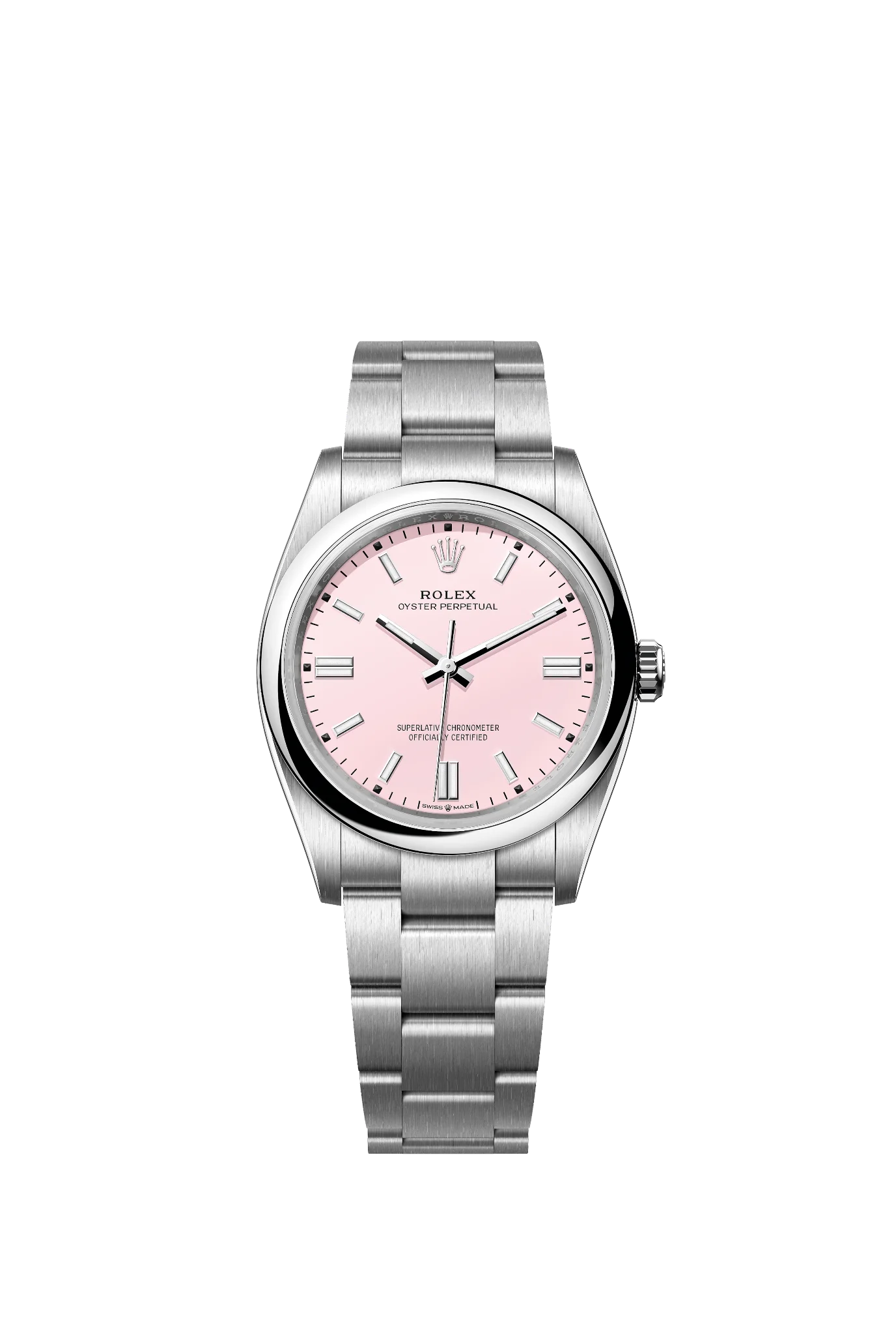 นาฬิกา Rolex Oyster Perpetual 36 หน้าปัดสี Candy Pink