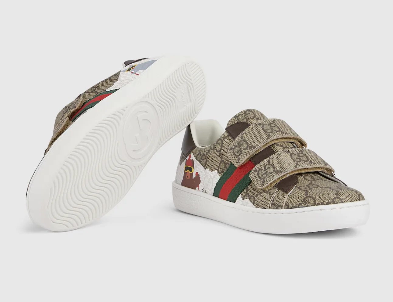 รองเท้าเด็ก Gucci Children's Ace Sneaker ลายซิกเนเจอร์
