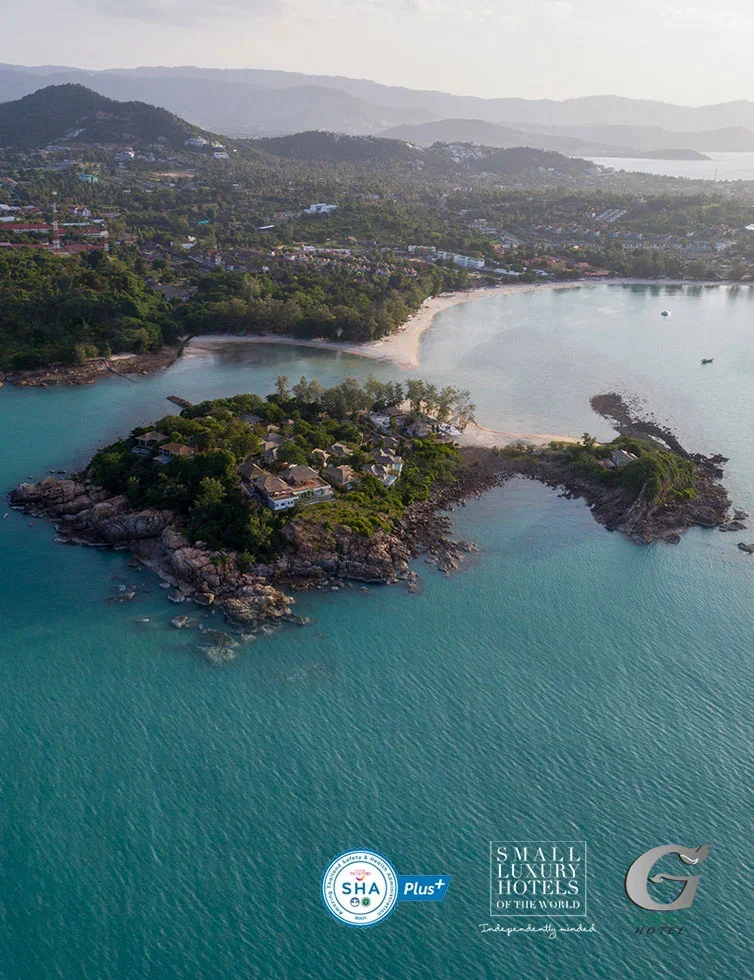 Elite oceanfront villas included in luxury island resort buyout packages in Phuket and Samui