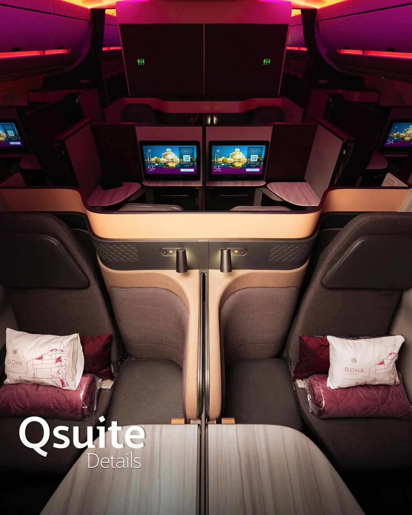 ที่นั่งชั้นธุรกิจพรีเมียม Qatar Airways บินหรูนั่งสบายสู่ยุโรป