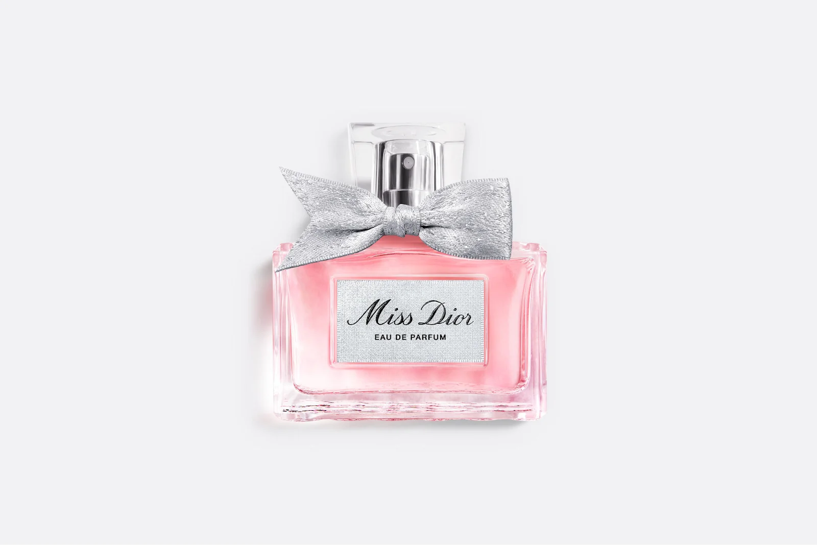 ขวดน้ำหอม Miss Dior Eau De Parfum ประดับโบว์เงินสุดหรู
