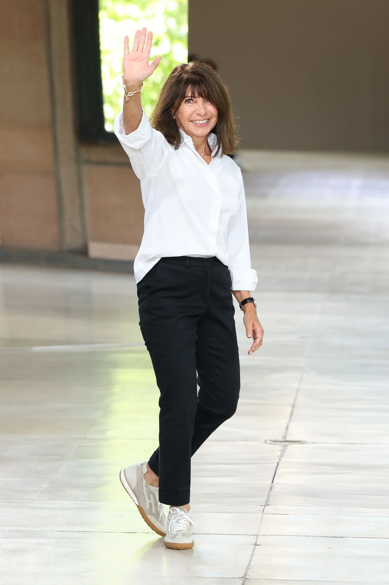 V&eacute;ronique Nichanian final bow at Herm&egrave;s Fall-Winter 2026 runway