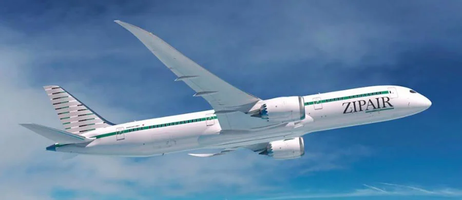 Direct flight from Bangkok Suvarnabhumi to Tokyo Japan with ZIPAIR